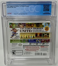 CGC Graded The Legend of Zelda: Tri Force Heroes NEW 3DS (1018388008, 9.9 A++)