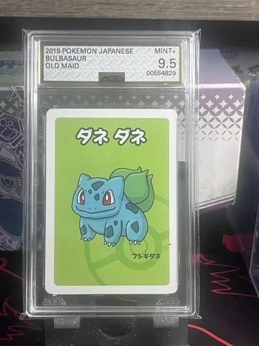 Pokémon TCG Bulbasaur 2019 Old Maid Jap. Mint + 9.5 AGS Slab
