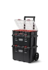  Stack-n-Roll Modular Tools Organizer for Garage Storage and DIY, 3 3PC System