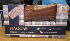 Haggar Men's Smooth Venetian Indoor/Outdoor Slipper, X-L