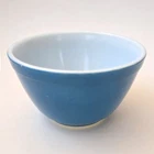 Vintage PYREX 401 Small Primary Color Blue Mixing Bowl 1.5 Pint USA