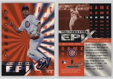 1998 Pinnacle Epix Game Orange Ryne Sandberg #E6 HOF