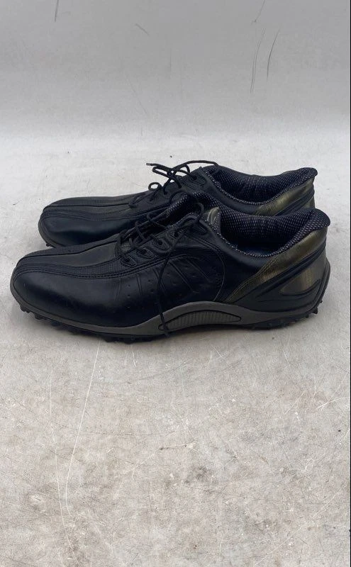 Footjoy Mens FJ Sport Spikeless 53154 Black Lace-Up Golf Sneaker Shoes Size 10 M - Image 2 of 4