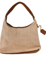 Vacation Straw Shoulder Bag Lightweight Woven Tote Foldable Vacation Purse