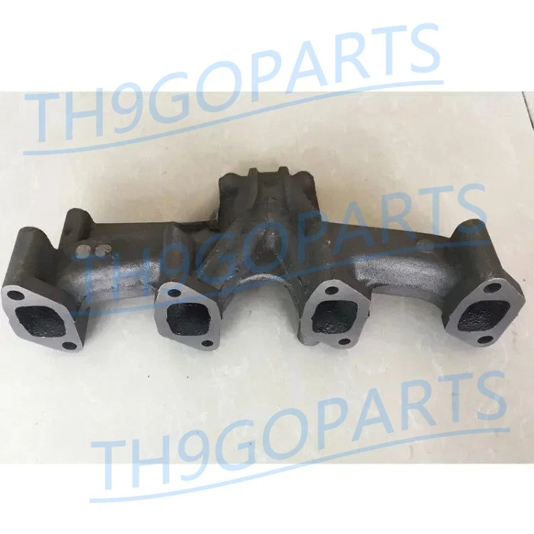 Turbo iron exhaust manifold pipe for ISUZU 4BD1 engine Hitachi EX100 EX120 SK100 - Image 2 of 2