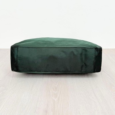Prada Archive 1990s Metallic Green Nylon Shoulder Bag Authentic Prada Archive 1990s Metallic Green Nylon Shoulder Bag Authentic