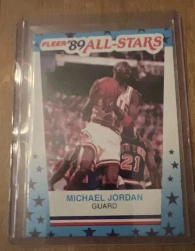 1989-90 Fleer - All-Stars Stickers Michael Jordan #3