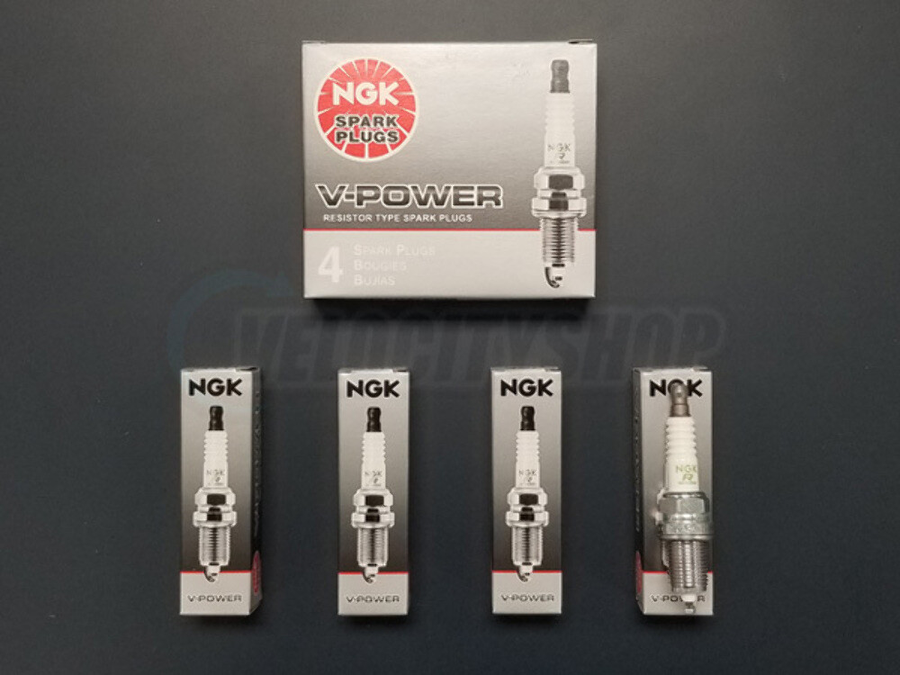 NGK V-Power Spark Plugs 4 plugs for 2002-2011 Camry 2.4