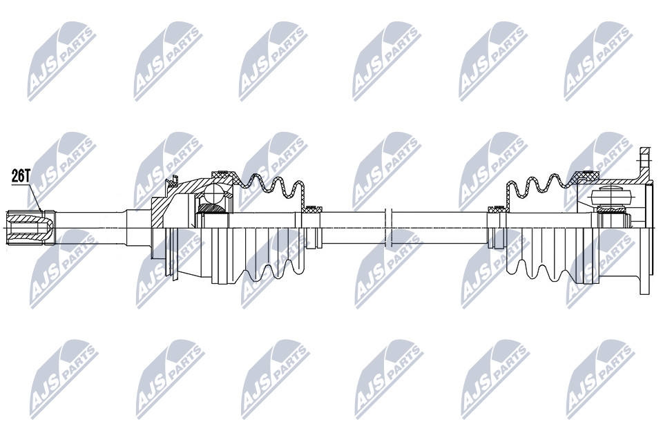 NPW-SU-056 NTY Drive Shaft for SUZUKI
