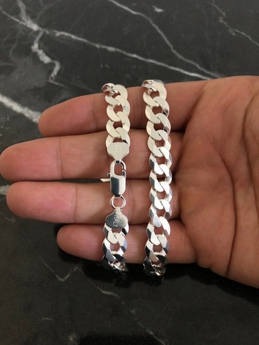 925 Sterling Silver Beautiful Handmade Jewelry Unique Chain Necklace Size-16-30" - Picture 5 of 6