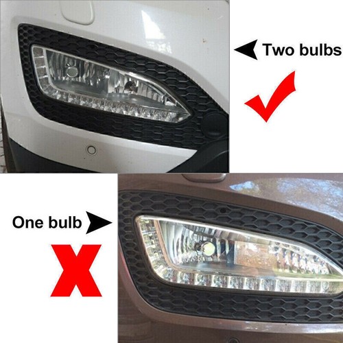 1Pair Fog Lamp DRL LED Daytime Running Light For Hyundai Santa Fe IX45 2013-2015 - Picture 2 of 11