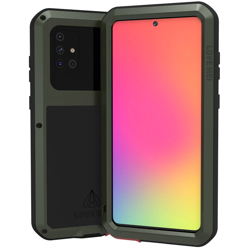 LOVE MEI Phone Case For Samsung Note20 Ultra A20 A30 A51 Shcokproof Metal New - Image 2 of 4