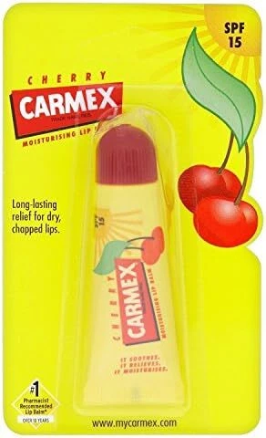 Carmex Spf15 Cherry Moisturising Lip Balm, 10g