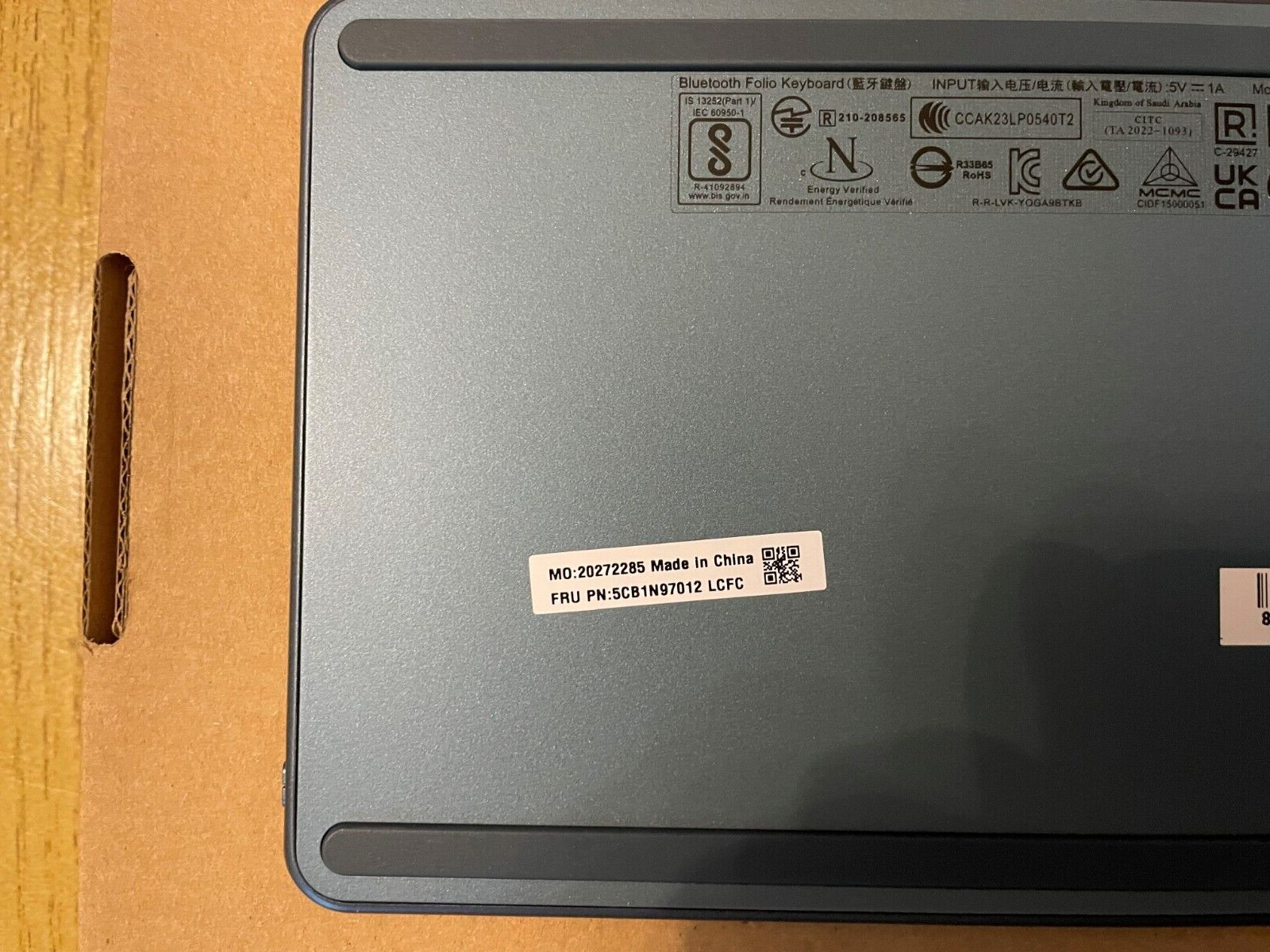5CB1N97012 NEW GENUINE LENOVO YOGABOOK 9-131MU9 Keyboard External, English