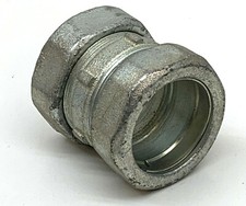  3-Pack 1-1/2" Threadless Rigid Conduit Compression Coupling - Lot of 3