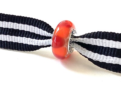 Authentic Pandora Sterling Silver Captivating Red Hot Charm 790639 ALE