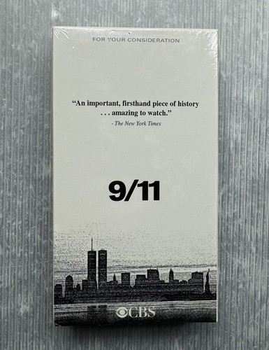 9/11 CBS Documentary FYC VHS for your consideration NAUDET BROTHERS FDNY WTC