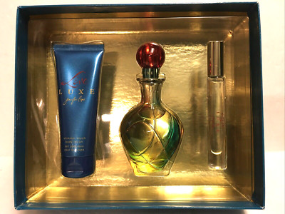 LIVE LUXE 3 PC GIFT SET JENNIFER LOPEZ  Women 3.4 EDP + Rollon 0.2 oz EDP + BL..