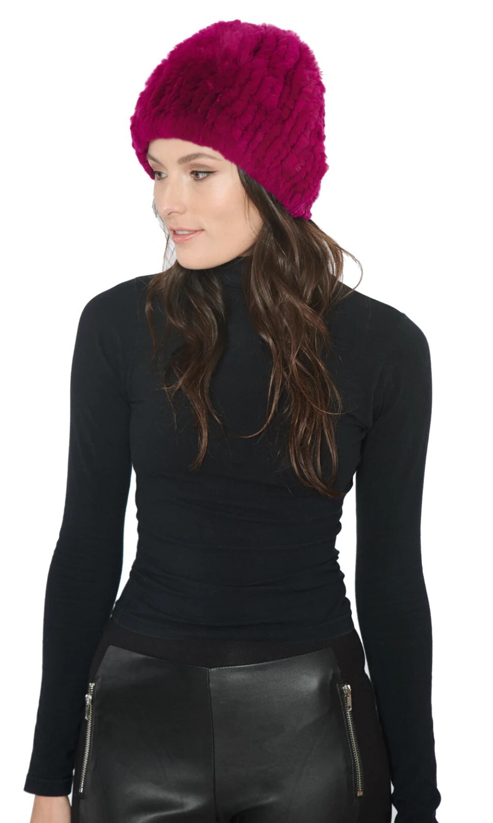 Beanie-Cap-Headband-Fur Headband-Ear Muff-Neck Warmer-Ear Warmer-Fur Hat-Rabbit image 9