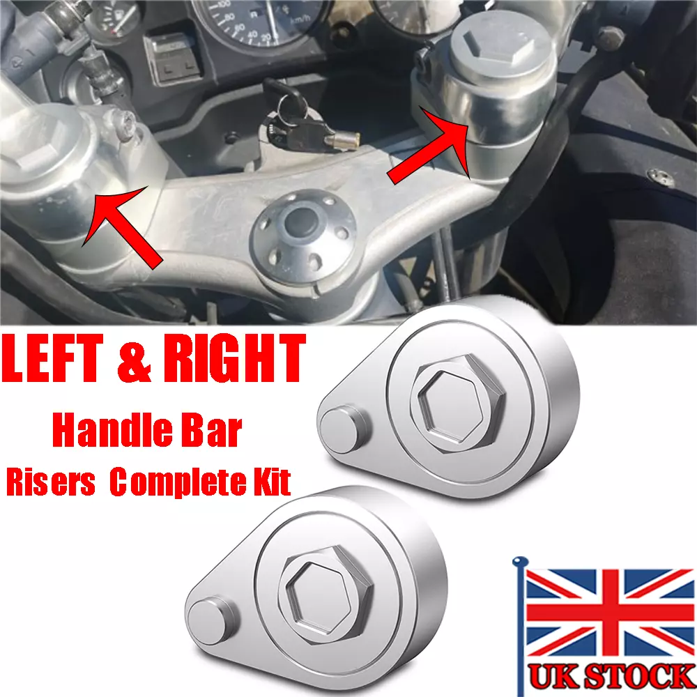 Handle Bar Risers Kit For Honda Blackbird CBR1100XX VFR800 VTEC