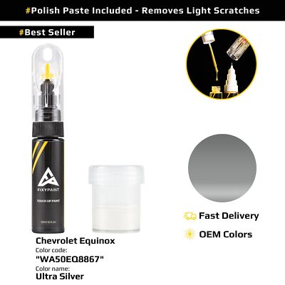 Touch up Paint for Chevrolet Equinox Code: WA50EQ8867 Ultra Silver