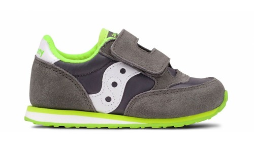 Scarpe bimbo bambino Saucony Jazz baby Strappo grigio verde Sneakers  Sl259640 | eBay