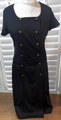 #ad Layers Clothing Black Dress Large New $9.75