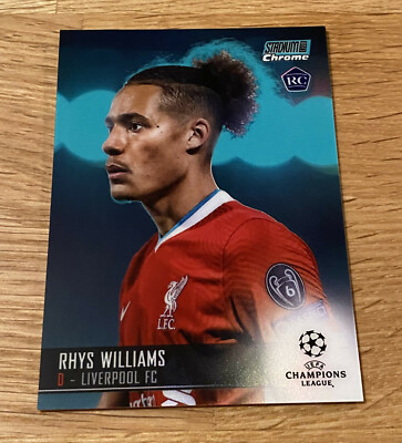 Topps Chrome Stadium Club 2020/21 - Rhys Williams AQUA 171/199