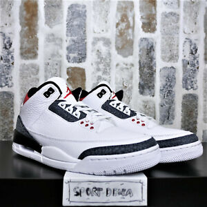 Nike Air Jordan 3 Retro Se Fire Red Denim Cz6431 100 Men S Sz 9 New In Box Ebay