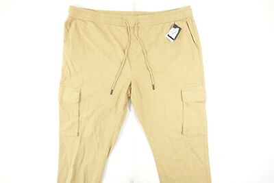AND NOW THIS KHAKI BEIGE 2XL 38-40 CARGO JOGGER JOG PANTS