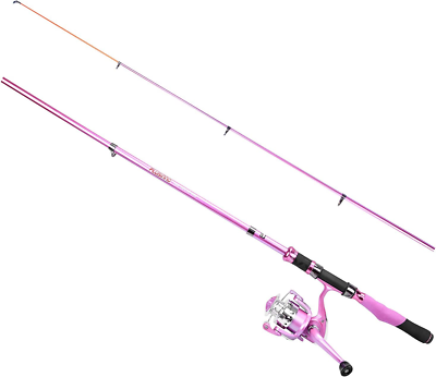Ladies Pink Telescopic Fishing Rod and Reel | eBay