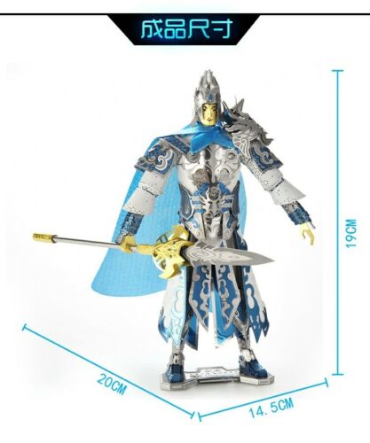 MW Zhao Zilong 3D Metal Model DIY Assemble Puzzle Jigsaw Building Toy Hobby Kit - Picture 7 of 9