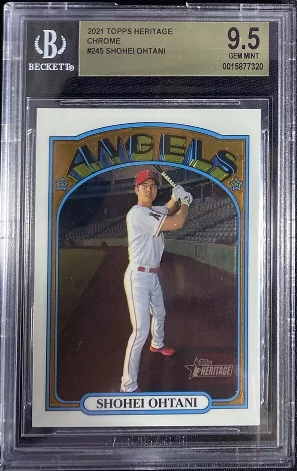 Shohei Ohtani trading card