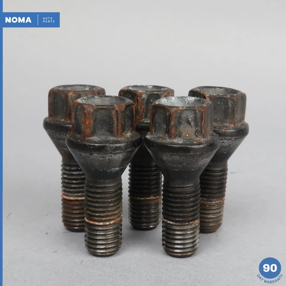 Комплект из 5 оригинальных болтов зажимных болтов обода колеса 04–10 BMW 525i E60 E63 Z4 E39 36136781150 - Изображение 2 из 4