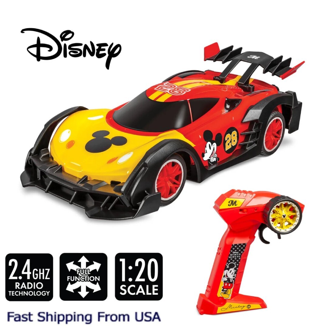 Disney Mickey Mouse Electric Full Function Rc Racing RC Car