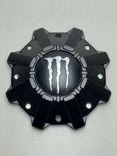 #Dropstars Monster Energy Matte Black Wheel Center Cap CAP-535MB-MC MC1808Y101-2