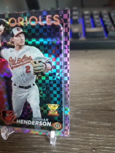 2024 Topps Chrom Gunnar Henderson X-Fractor Refraktor #36 Baltimore Orioles #36 - Bild 3 von 4