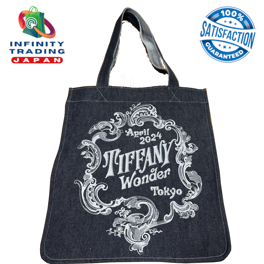 Tiffany Wonder Tokyo 2024 ノベルティ トート＆ポーチ Tiffany Wonder Tokyo Exclusive 2024 Limited Denim Logo Tote