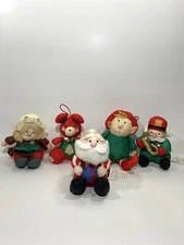1993 Vintage Stuffins Puffalump Christmas Plush Hanging Ornaments Nylon
