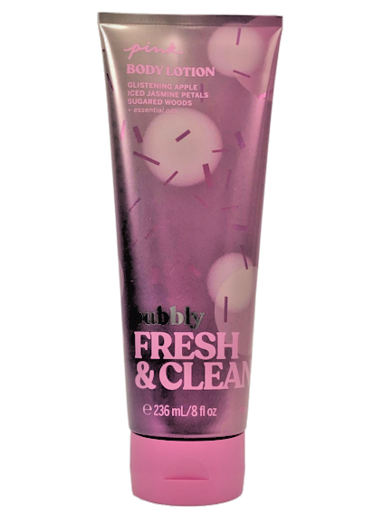 VICTORIA'S SECRET PINK FRESH & CLEAN BUBBLY FRAGRANCE BODY LOTION