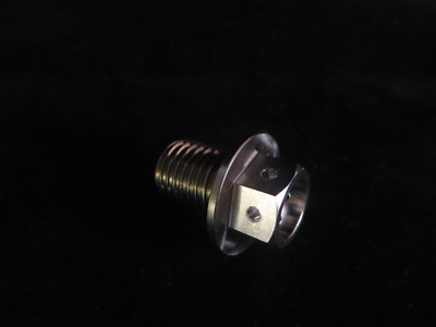 Honda CR250 1989 Doc Wob Super light Titanium engine oil drain sump bolt TI5006
