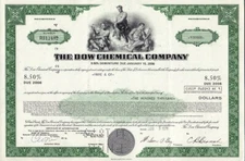 The Dow Chemical Company Midland Michigan USD 100,000.00 old bond ( now DUPONT )