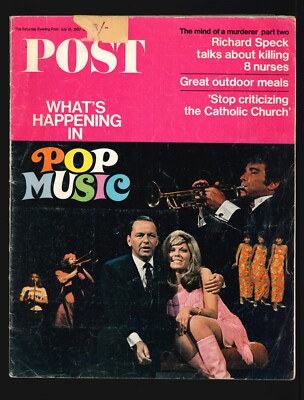 Saturday Evening Post Magazine  1967 Original Vintage Back issues