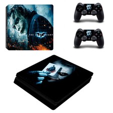 PS4 SLIM - Joker and Card Vinyl Protector Skin Sticker  2 Controller Skins