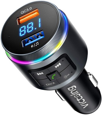 VicTsing Car Bluetooth FM Transmitter 