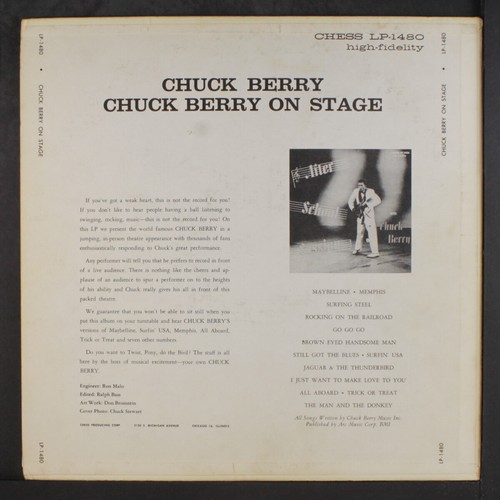 CHUCK BERRY: on stage Chess 12" LP 33 RPM - Picture 2 of 2