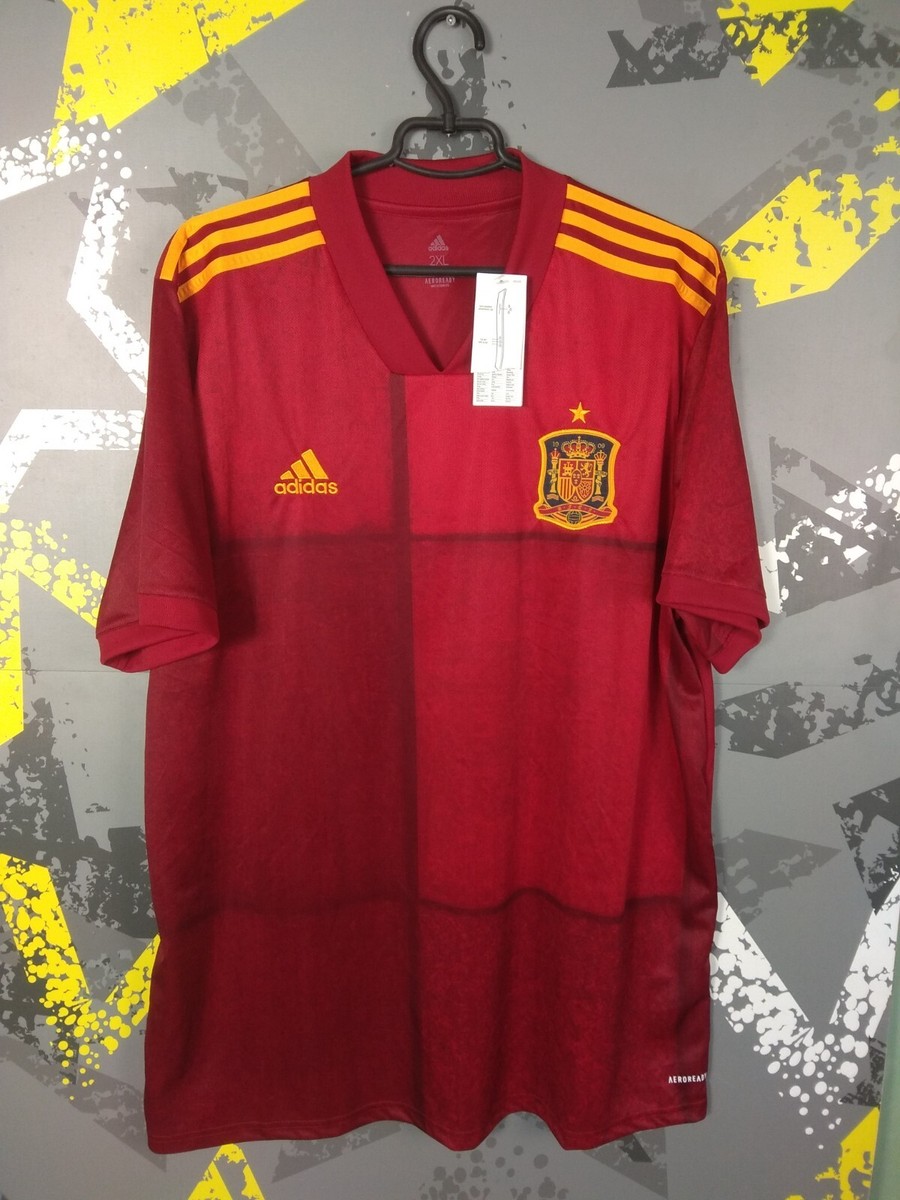 Spain Team Jersey Home football shirt 2019 2022 Adidas Camiseta