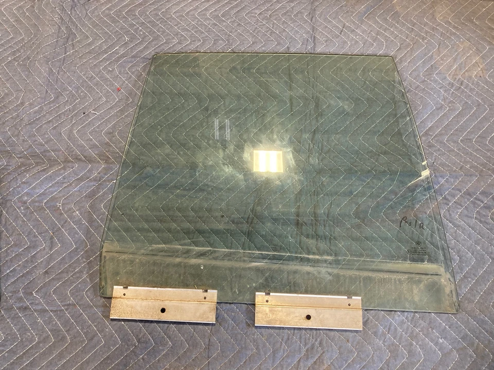 BMW E34 1988-1996 serie 5 525i 535i ventana trasera derecha vidrio pasajero OEM #1920M Foto 2 de 4