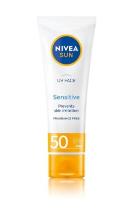NIVEA Sun UV Face Soothing Sensitive 0% Sticky Feeling SPF50+ 50ml