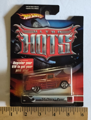 2007 Hot Wheels ULTRA HOTS  `55 Chevy Panel  #01/36 Opening Rear Door w/RLRR